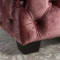 Jaymee New Velvet Ottoman - Christopher Knight Home Gray -Ottomans Official Shop unnamed file 5140