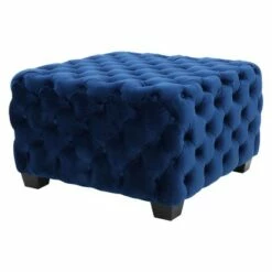 Jaymee New Velvet Ottoman - Christopher Knight Home Gray -Ottomans Official Shop unnamed file 5142