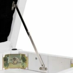 Costway Solid Wood PU Leather Piano Bench Padded Double Duet Keyboard Seat Storage White -Ottomans Official Shop unnamed file 5172