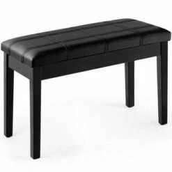 Costway Solid Wood PU Leather Piano Bench Padded Double Duet Keyboard Seat Storage Black 17 Costway Solid Wood PU Leather Piano Bench Padded Double Duet Keyboard Seat Storage Black -Ottomans Official Shop unnamed file 5189