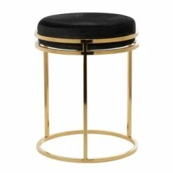 Olivia & May Contemporary Iron Stool Black - Olivia & May -Ottomans Official Shop unnamed file 521