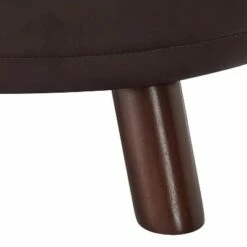 Rivard Round Stool - Linon Dark Gray -Ottomans Official Shop unnamed file 53