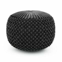 Vanessa Round Pouf - Wyndenhall Dove Gray 21 Vanessa Round Pouf - Wyndenhall Dove Gray -Ottomans Official Shop unnamed file 5326