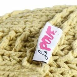 Yuny Handcrafted Modern Fabric Pouf - Christopher Knight Home Yellow -Ottomans Official Shop unnamed file 5378