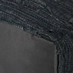 Garcia Square Pouf - WyndenHall Black -Ottomans Official Shop unnamed file 5463