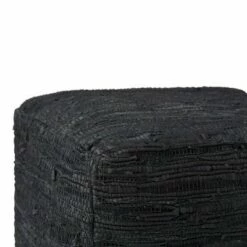 Garcia Square Pouf - WyndenHall Black -Ottomans Official Shop unnamed file 5464