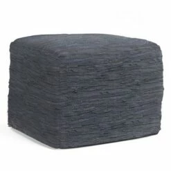 Garcia Square Pouf - WyndenHall Black -Ottomans Official Shop unnamed file 5471