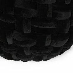 Negley Modern Glam Cable Weave Velvet Round Pouf - Christopher Knight Home Black 12 Negley Modern Glam Cable Weave Velvet Round Pouf - Christopher Knight Home Black -Ottomans Official Shop unnamed file 5489