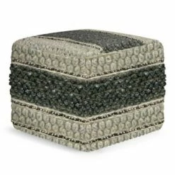 Heyfield Square Pouf - WyndenHall Green/natural -Ottomans Official Shop unnamed file 5525