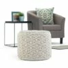 Emile Round Macrame Pouf Natural - WyndenHall -Ottomans Official Shop unnamed file 5537