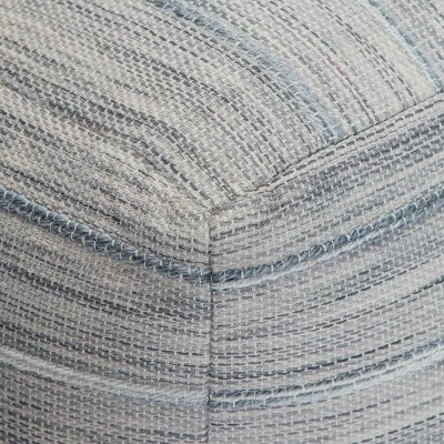 Joya Pouf Gray/Ivory - Anji Mountain 5 Joya Pouf Gray/Ivory - Anji Mountain - Image 3