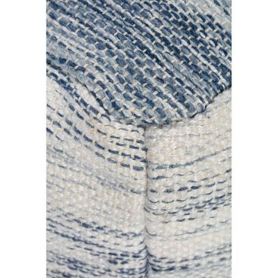 Halifax Pouf Ottoman - Anji Mountain Gray/ivory 5 Halifax Pouf Ottoman - Anji Mountain Gray/ivory - Image 3