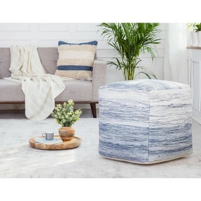 Halifax Pouf Ottoman - Anji Mountain Gray/ivory 7 Halifax Pouf Ottoman - Anji Mountain Gray/ivory - Image 5