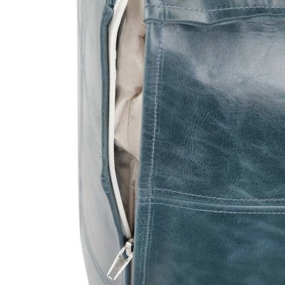 Rubin Square Pouf Teal - WyndenHall 6 Rubin Square Pouf Teal - WyndenHall - Image 4