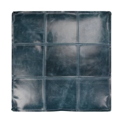 Rubin Square Pouf Teal - WyndenHall 8 Rubin Square Pouf Teal - WyndenHall - Image 6