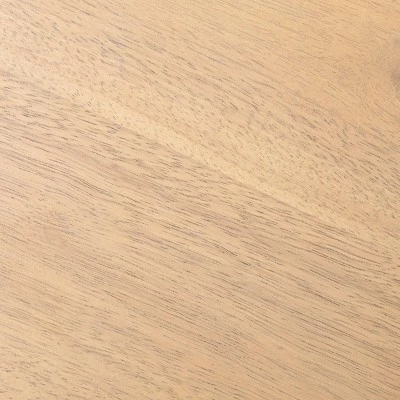 Hearth & Hand W/Magnolia Furniture Upholstered Natural Wood Accent Bench Micro Stripe Gray/Oatmeal - Hearth & Hand™ with Magnolia 5 Hearth & Hand W/Magnolia Furniture Upholstered Natural Wood Accent Bench Micro Stripe Gray/Oatmeal - Hearth & Hand™ with Magnolia - Image 3