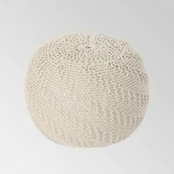 Alwes Knitted Pouf - Christopher Knight Home Dark Gray 11 Alwes Knitted Pouf - Christopher Knight Home Dark Gray -Ottomans Official Shop unnamed file 5695