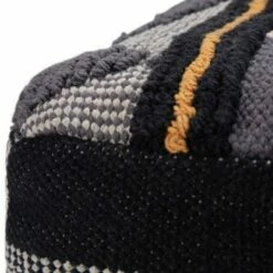 Bebe Transitional Square Pouf Black/Gray/White - WyndenHall -Ottomans Official Shop unnamed file 5833