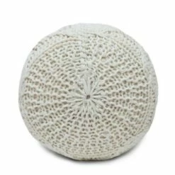 Morven Handmade Boho Fabric Pouf Cream - Christopher Knight Home 9 Morven Handmade Boho Fabric Pouf Cream - Christopher Knight Home -Ottomans Official Shop unnamed file 5879