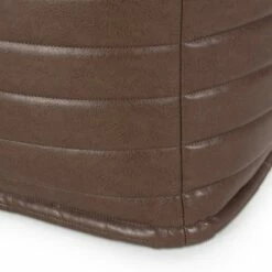 Baddow Contemporary Faux Leather Channel Stitch Cube Pouf - Christopher Knight Home Gray 16 Baddow Contemporary Faux Leather Channel Stitch Cube Pouf - Christopher Knight Home Gray -Ottomans Official Shop unnamed file 5928