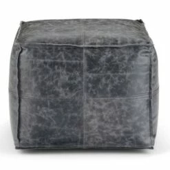 Templeton Square Pouf Black - WyndenHall 13 Templeton Square Pouf Black - WyndenHall -Ottomans Official Shop unnamed file 5977