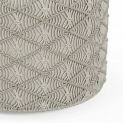 Emile Round Macrame Pouf Cloud Gray - WyndenHall 9 Emile Round Macrame Pouf Cloud Gray - WyndenHall -Ottomans Official Shop unnamed file 6059