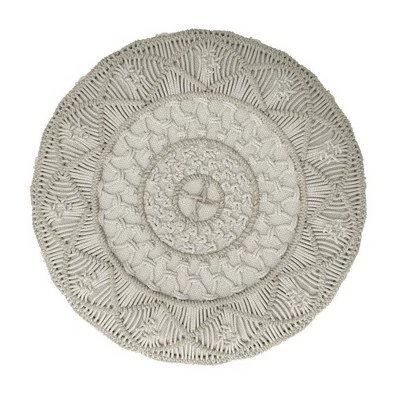 Emile Round Macrame Pouf Cloud Gray - WyndenHall 6 Emile Round Macrame Pouf Cloud Gray - WyndenHall - Image 4
