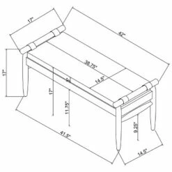 Hearth & Hand W/Magnolia Furniture Upholstered Natural Wood Accent Bench Oatmeal - Hearth & Hand™ with Magnolia -Ottomans Official Shop unnamed file 608