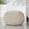 Barwick Modern Knitted Round Pouf Ivory - Christopher Knight Home 2 Barwick Modern Knitted Round Pouf Ivory - Christopher Knight Home -Ottomans Official Shop unnamed file 6089