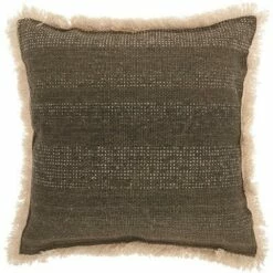 Nourison Life Styles Stonewash Pouf Throw Pillow