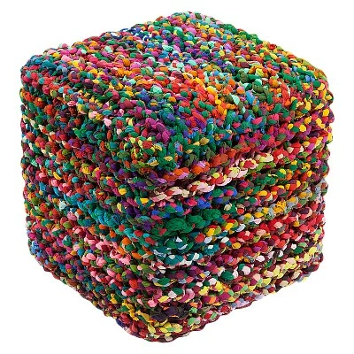 Rainbow Connection Pouf - Anji Mountain 3 Rainbow Connection Pouf - Anji Mountain