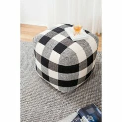 Chinese Checkers Pouf Black/White - Anji Mountain 11 Chinese Checkers Pouf Black/White - Anji Mountain -Ottomans Official Shop unnamed file 6142