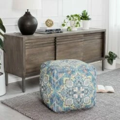 Deep Tracks Pouf - Anji Mountain Pink/green -Ottomans Official Shop unnamed file 6148