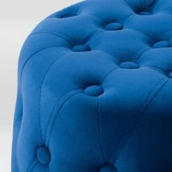 Lynwood Velvet Round Tufted Pouf Blue - CorLiving 10 Lynwood Velvet Round Tufted Pouf Blue - CorLiving -Ottomans Official Shop unnamed file 6170