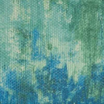 Mina Victory Outdoor Pillows AS130 Blue/Green 4 Mina Victory Outdoor Pillows AS130 Blue/Green - Image 2