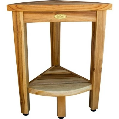 15" FlexiCorner ED975 Wide Teak Shower Bench/Stool - EcoDecors 6 15" FlexiCorner ED975 Wide Teak Shower Bench/Stool - EcoDecors - Image 4