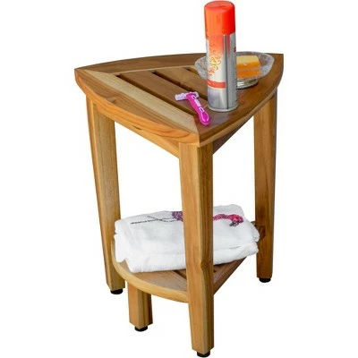 15" FlexiCorner ED975 Wide Teak Shower Bench/Stool - EcoDecors 10 15" FlexiCorner ED975 Wide Teak Shower Bench/Stool - EcoDecors - Image 8