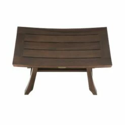 24" Satori DT161 Wide Teak Wood Shower Stool for Shaving Legs - DecoTeak -Ottomans Official Shop unnamed file 6309