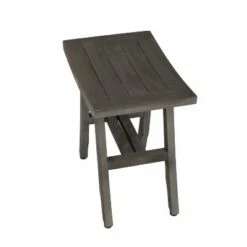 18" Satori GR61 Wide Teak Wood Shower Transfer Bench/Seat - CoastalVogue -Ottomans Official Shop unnamed file 6387