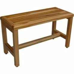 30" Eleganto ED996 Wide Teak Wood Bathroom/Shower Seat - EcoDecors -Ottomans Official Shop unnamed file 6402