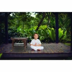 24" Tranquility DT156 Wide Teak Wood Shower Bench with Handles - DecoTeak