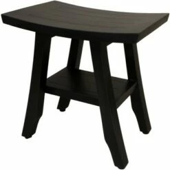 18" Satori GR167 Wide Teak Shower Bench with Shelf - CoastalVogue -Ottomans Official Shop unnamed file 6419