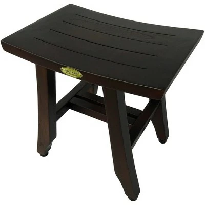 14" Satori DT50 Wide Teak Wood Shower Bench for Bathrooms - DecoTeak 6 14" Satori DT50 Wide Teak Wood Shower Bench for Bathrooms - DecoTeak - Image 4