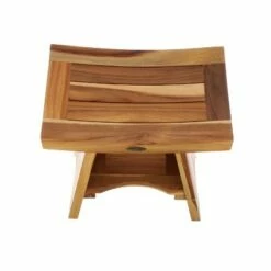 18" Serenity ED961 Wide Teak Shower Bench with Shelf - EcoDecors 16 18" Serenity ED961 Wide Teak Shower Bench with Shelf - EcoDecors -Ottomans Official Shop unnamed file 6492