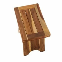 18" Serenity ED961 Wide Teak Shower Bench with Shelf - EcoDecors 18 18" Serenity ED961 Wide Teak Shower Bench with Shelf - EcoDecors -Ottomans Official Shop unnamed file 6494