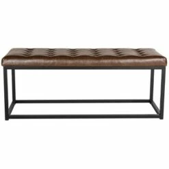 Reynolds Bench - Safavieh Tan / Black -Ottomans Official Shop unnamed file 652