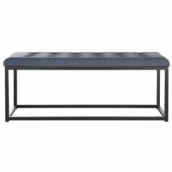 Reynolds Bench - Safavieh Tan / Black -Ottomans Official Shop unnamed file 653