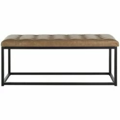 Reynolds Bench - Safavieh Tan / Black -Ottomans Official Shop unnamed file 654