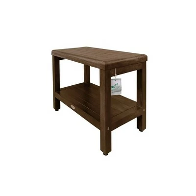 24" Eleganto DT115 Wide Teak Wood Shower Bench with Shelf - DecoTeak 7 24" Eleganto DT115 Wide Teak Wood Shower Bench with Shelf - DecoTeak - Image 5