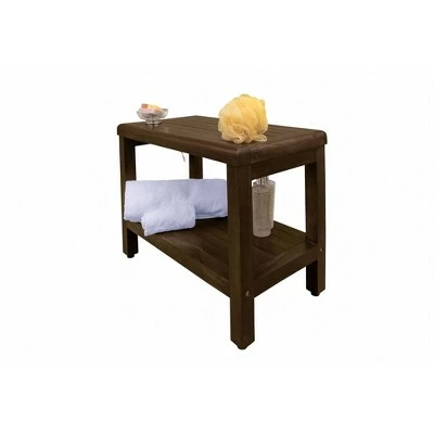 24" Eleganto DT115 Wide Teak Wood Shower Bench with Shelf - DecoTeak 9 24" Eleganto DT115 Wide Teak Wood Shower Bench with Shelf - DecoTeak - Image 7